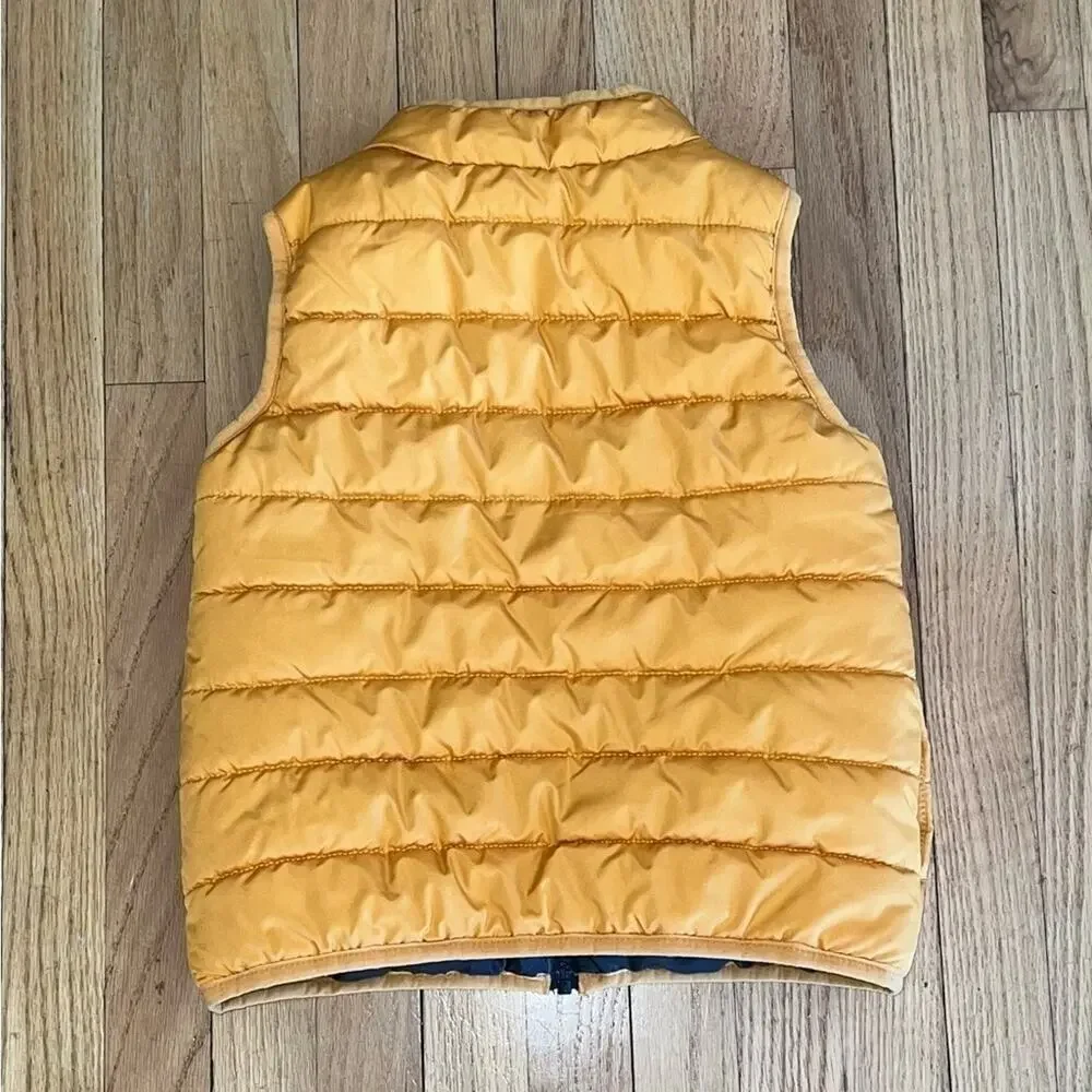 GYMBOREE BOYS FULL ZIP VEST SIZE S (5/6)